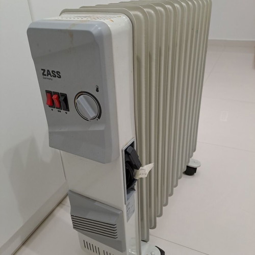 Zass oil-filled electric radiator used 2000W with fan and 12 fins