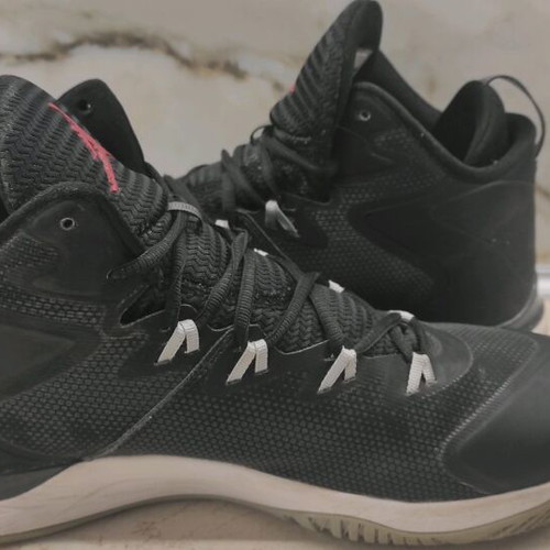 Jordan sneakers size 47 like new, black and gray shoes