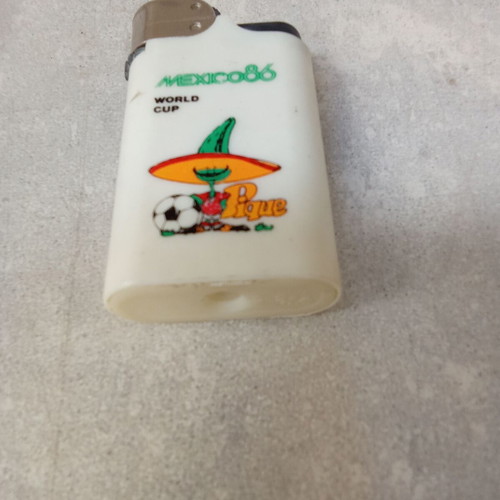 Mexico 1986 collectible lighter used, vintage World Cup