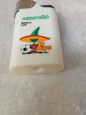 Mexico 1986 collectible lighter used, vintage World Cup