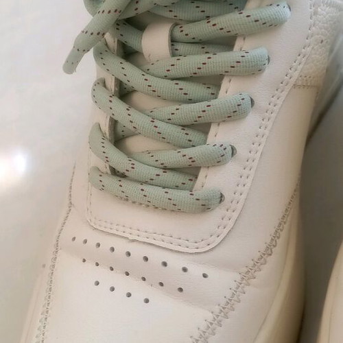 Bershka platform sneakers used, size 35, white with colorful splashes