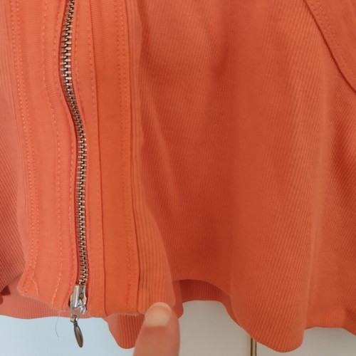 Sani blu cardigan used orange, lightweight fabric, size M-L