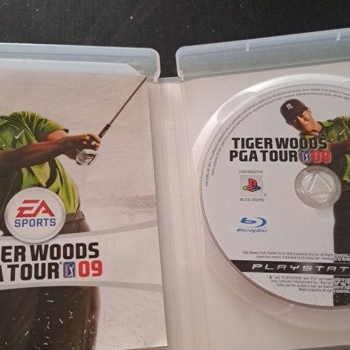 Tiger Woods PGA Tour 09 PlayStation 3 game used