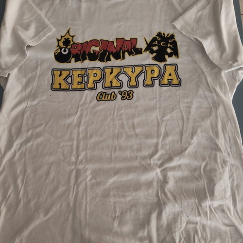 AEK Original Kerkyra Club '93 vintage T-shirt, size XL