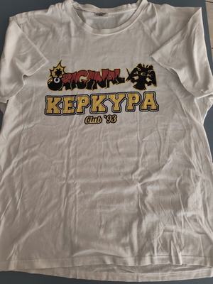 AEK Original Kerkyra Club '93 vintage T-shirt, size XL