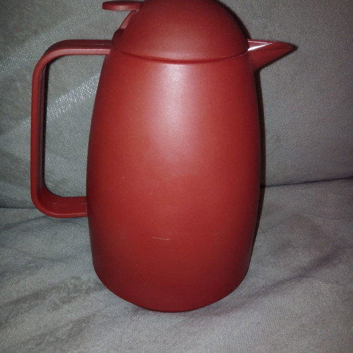 Melitta thermal jug used, red color 500 ml
