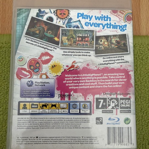 Little Big Planet PS3 game, not working