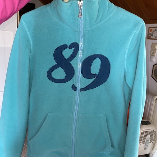Fleece like new, turquoise, size M