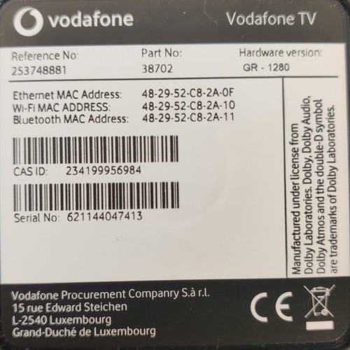 Vodafone TV Decoder new, unopened packaging