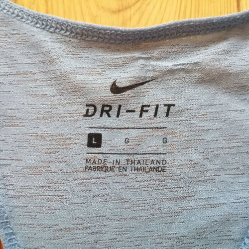 Nike Dri-FIT women's sports tank top size L, blue