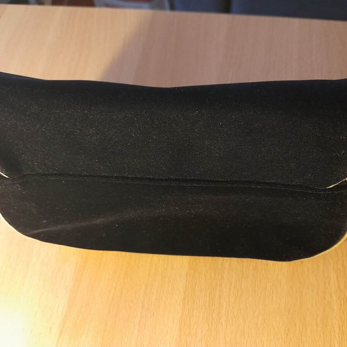 Dior velvet toiletry bag new black with gold trim