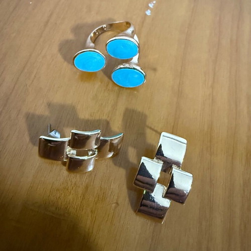 Ring and earrings like new