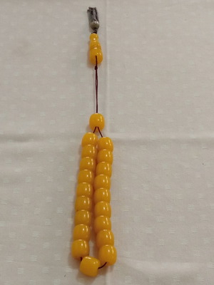 Handmade worry beads made of synthetic resin like new
