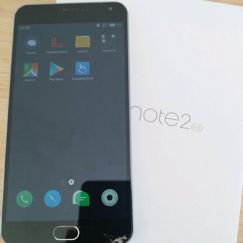 Meizu M2 Note smartphone used, 16GB, gray, Android