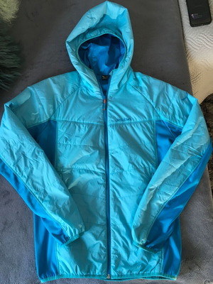 Salewa Duran Hybrid Prl Primaloft women's jacket used, size XL, blue