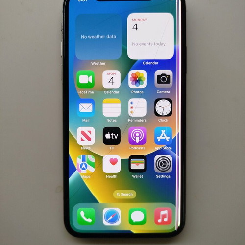 iPhone X used for parts or use, jailbroken, with charging cable