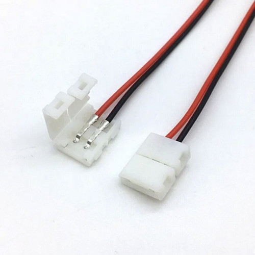 LED Strip Connectors 8mm 2-Wire Pack of 5 New