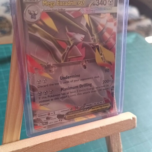 Mega Excadrill ex Double Rare 065/084 Pitch Black Pokémon card