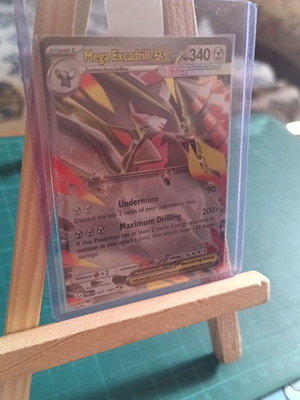 Mega Excadrill ex Double Rare 065/084 Pitch Black Pokémon card