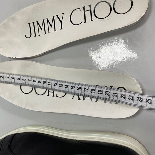 Jimmy Choo Rome leather sneakers like new, size 37, black
