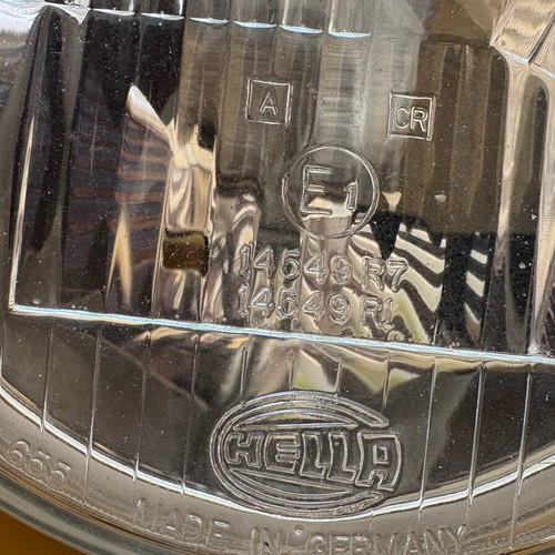Φανάρια Hella H4 για VW Beetle ’68 μεταχειρισμένα, ζευγάρι με φακό LHD