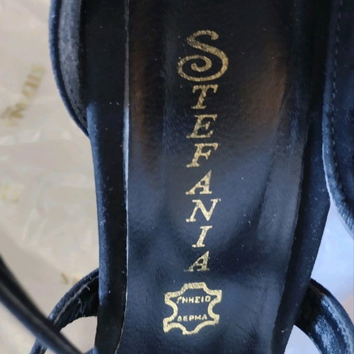 Stefania high heels used, black, heel 11cm, platform 2.5cm, size 38