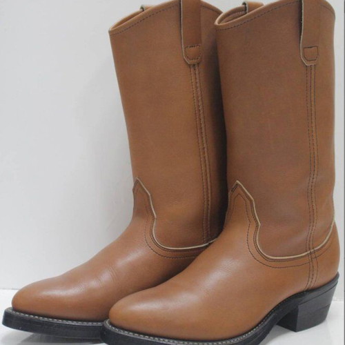 Wissota Trader Pecos boots like new, cowhide leather, brown, size 38