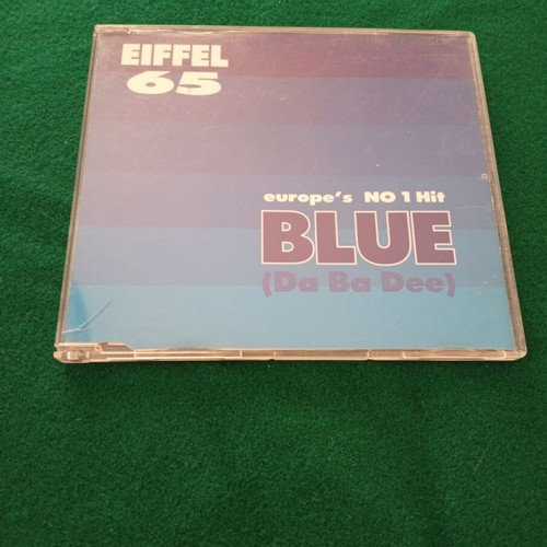Eiffel 65 Blue CD single used with 7 versions