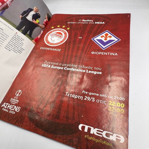 Newspaper Tribute To Vima for UEFA Conference League 2024 Final used