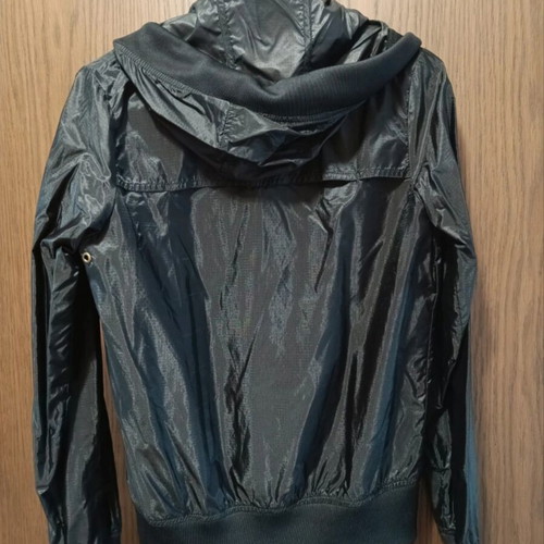 Adidas windbreaker jacket, black, XS