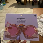 Children's glasses new, pink