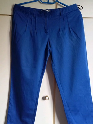 Women's capri pants used, blue, size M