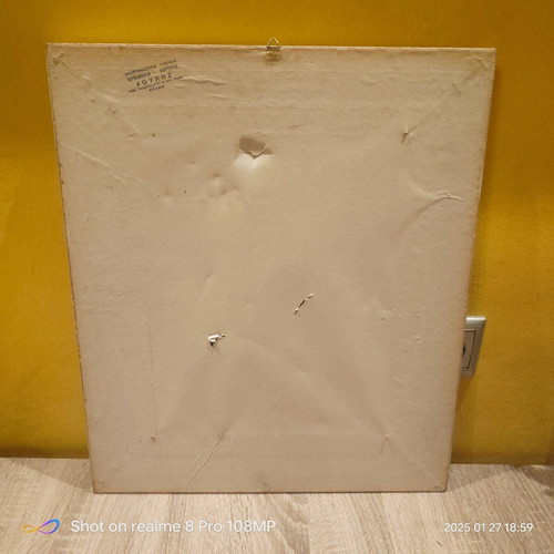 Wall frame used 50x45 cm with plexiglass cover
