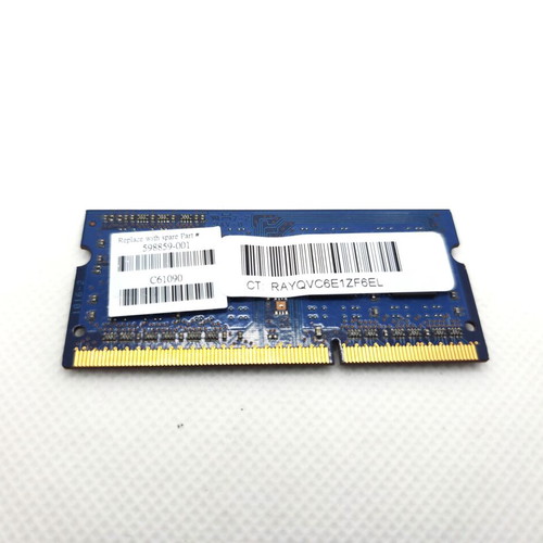 Elpida 1GB DDR3 SO-DIMM 1333MHz laptop RAM used