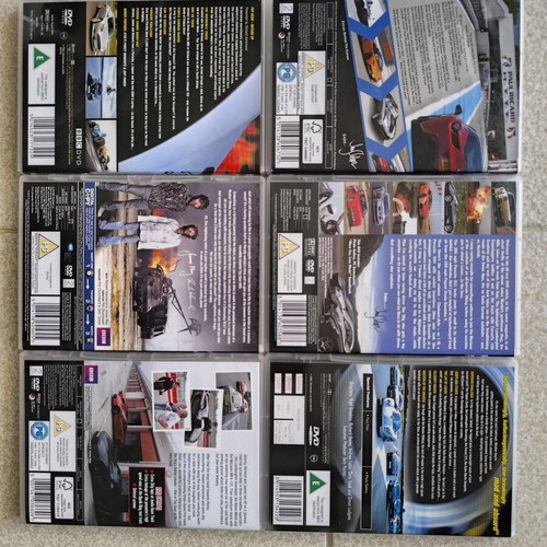 BBC Top Gear DVD collection, set of 6