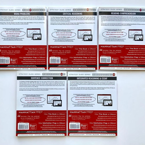 5 Volumes Manhattan Prep GMAT Strategy Guides new