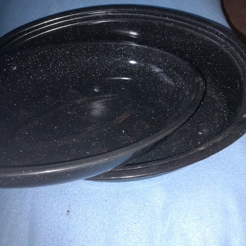 Small new black roasting pan
