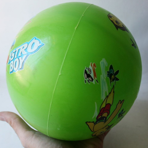 Astro Boy πράσινη φουσκωτή μπάλα καινούρια