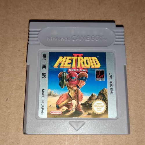Metroid 2 Return of Samus Game Boy cartridge used, Nintendo action game