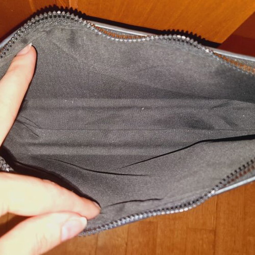 Black shoulder bag crocodile pattern like new