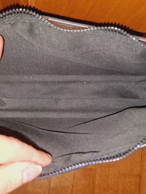 Black shoulder bag crocodile pattern like new