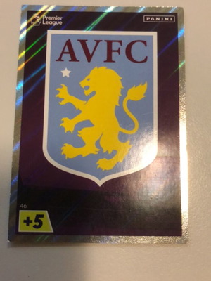 Aston Villa Panini English Premier League 2022-23 badge used