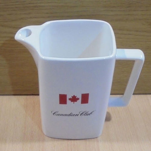 Canadian Club Whisky old promotional ceramic jug used