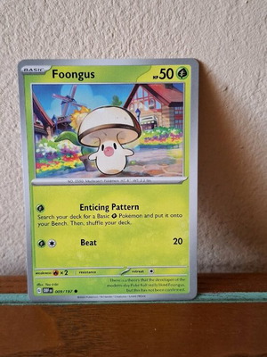 Pokemon card Foongus new