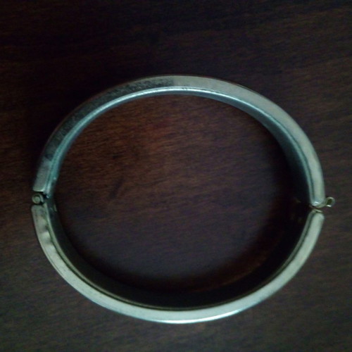 Vintage bronze cuff bracelet used