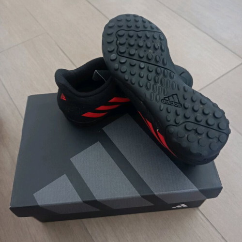 Adidas football shoes used, size 27, black-red