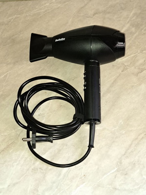 Babyliss hairdryer Compact Pro series like new, black
