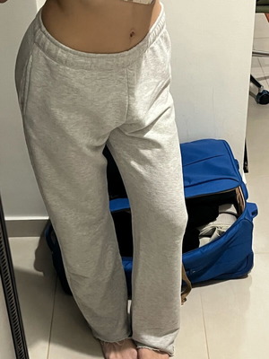 Grey tracksuit like new, athletic without elastic, size M