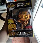  Funko Pop ! Star wars - C-3PO ( exclusive)#454.