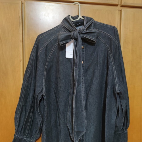 Denim shirt new Style Up size L blue
